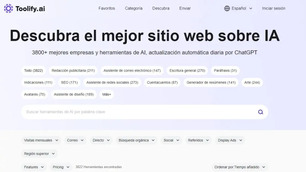 Descubra el mejor sitio web sobre IA